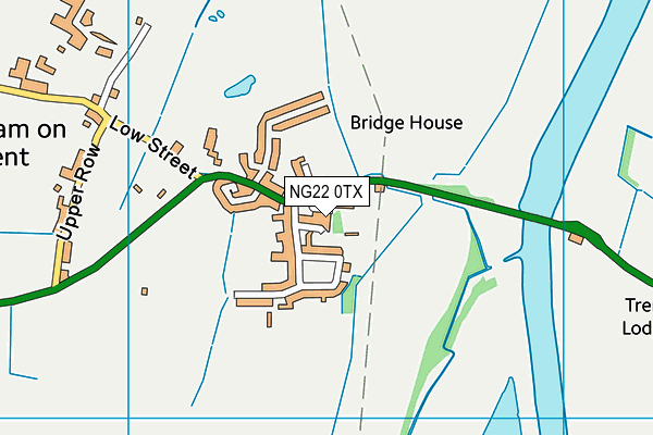 NG22 0TX map - OS VectorMap District (Ordnance Survey)