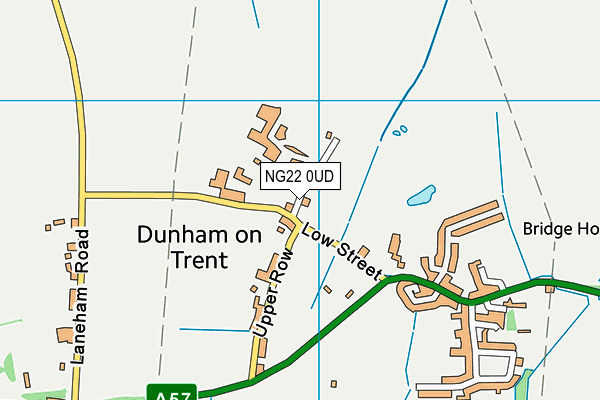 NG22 0UD map - OS VectorMap District (Ordnance Survey)