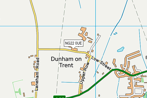 NG22 0UE map - OS VectorMap District (Ordnance Survey)