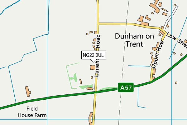 Dunham-on-Trent CofE Primary School map (NG22 0UL) - OS VectorMap District (Ordnance Survey)