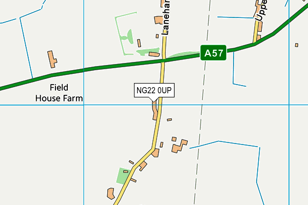 NG22 0UP map - OS VectorMap District (Ordnance Survey)