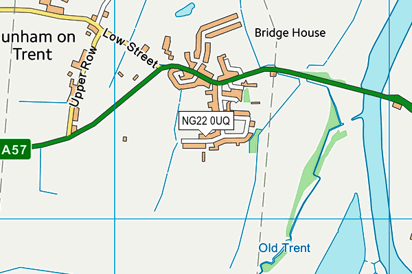 NG22 0UQ map - OS VectorMap District (Ordnance Survey)