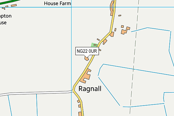 NG22 0UR map - OS VectorMap District (Ordnance Survey)