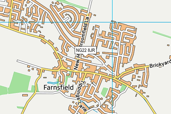 NG22 8JR map - OS VectorMap District (Ordnance Survey)