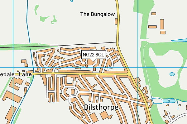 NG22 8QL map - OS VectorMap District (Ordnance Survey)