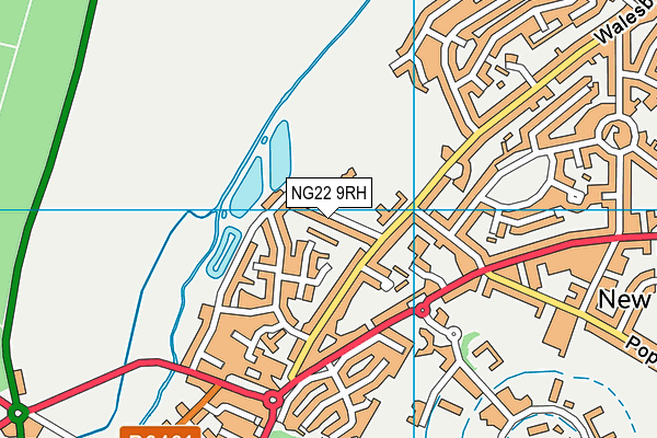 NG22 9RH map - OS VectorMap District (Ordnance Survey)