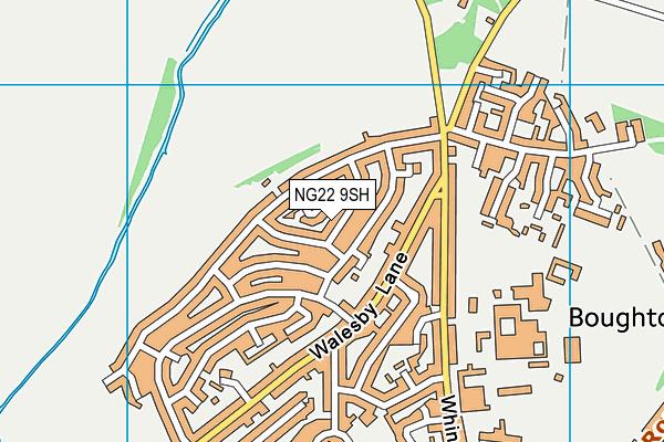 NG22 9SH map - OS VectorMap District (Ordnance Survey)