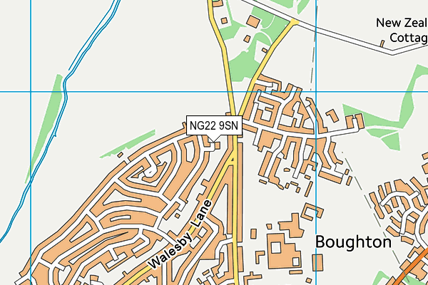 NG22 9SN map - OS VectorMap District (Ordnance Survey)