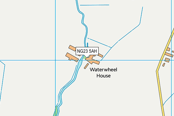 NG23 5AH map - OS VectorMap District (Ordnance Survey)