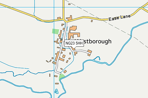 NG23 5HH map - OS VectorMap District (Ordnance Survey)