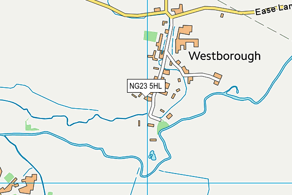 NG23 5HL map - OS VectorMap District (Ordnance Survey)