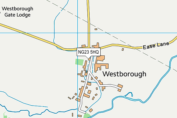 NG23 5HQ map - OS VectorMap District (Ordnance Survey)