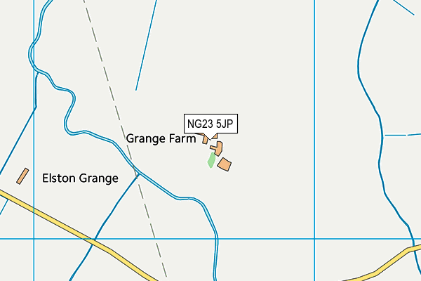 NG23 5JP map - OS VectorMap District (Ordnance Survey)