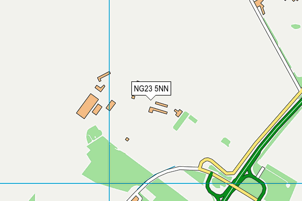 NG23 5NN map - OS VectorMap District (Ordnance Survey)