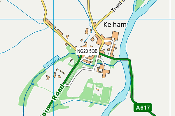 NG23 5QB map - OS VectorMap District (Ordnance Survey)