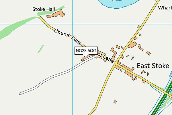 NG23 5QG map - OS VectorMap District (Ordnance Survey)
