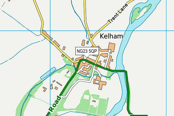 NG23 5QP map - OS VectorMap District (Ordnance Survey)