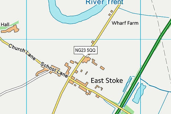 NG23 5QQ map - OS VectorMap District (Ordnance Survey)