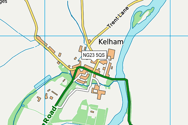 NG23 5QS map - OS VectorMap District (Ordnance Survey)