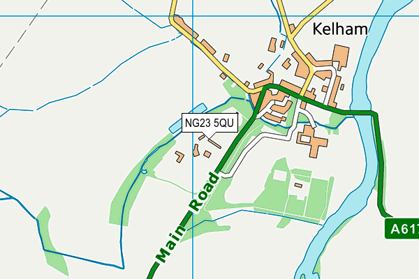 NG23 5QU map - OS VectorMap District (Ordnance Survey)