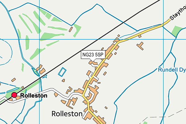 NG23 5SP map - OS VectorMap District (Ordnance Survey)