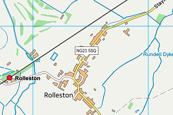 NG23 5SQ map - OS VectorMap District (Ordnance Survey)