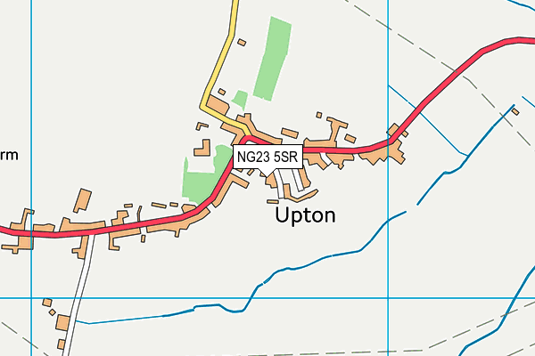 NG23 5SR map - OS VectorMap District (Ordnance Survey)