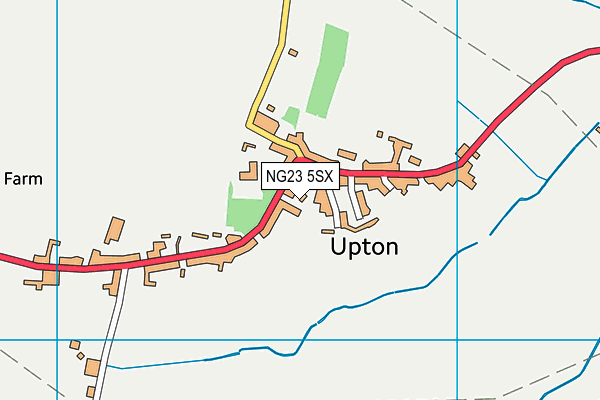 NG23 5SX map - OS VectorMap District (Ordnance Survey)