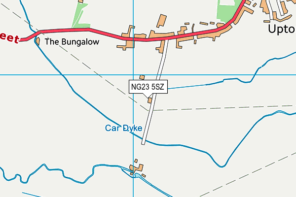 NG23 5SZ map - OS VectorMap District (Ordnance Survey)