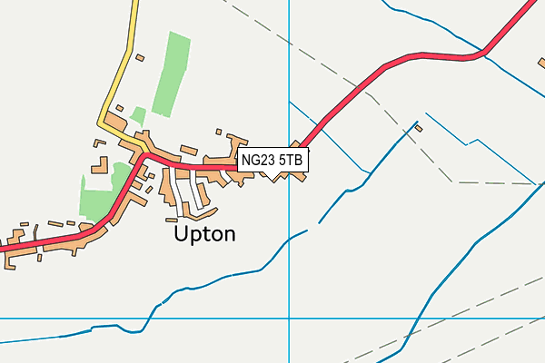 NG23 5TB map - OS VectorMap District (Ordnance Survey)