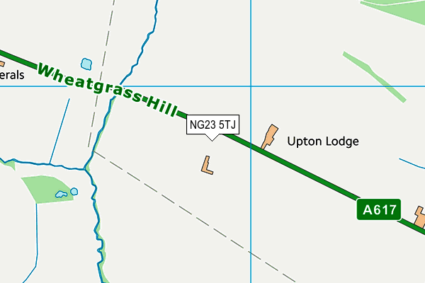 NG23 5TJ map - OS VectorMap District (Ordnance Survey)