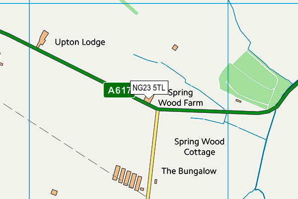 NG23 5TL map - OS VectorMap District (Ordnance Survey)