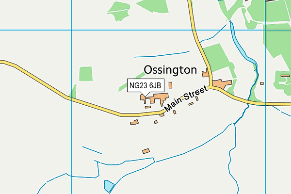 NG23 6JB map - OS VectorMap District (Ordnance Survey)
