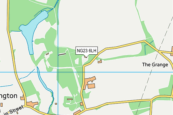 NG23 6LH map - OS VectorMap District (Ordnance Survey)