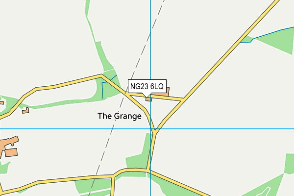 NG23 6LQ map - OS VectorMap District (Ordnance Survey)