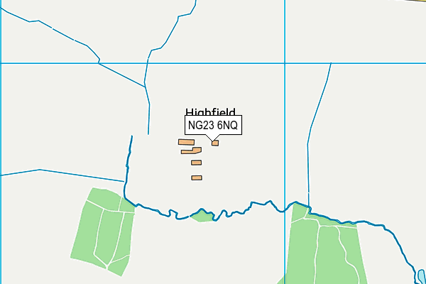 NG23 6NQ map - OS VectorMap District (Ordnance Survey)