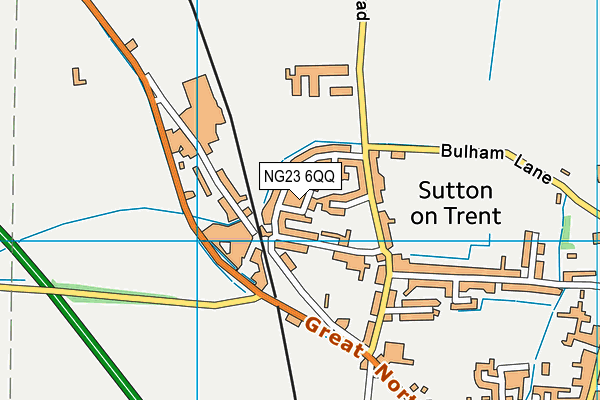 NG23 6QQ map - OS VectorMap District (Ordnance Survey)