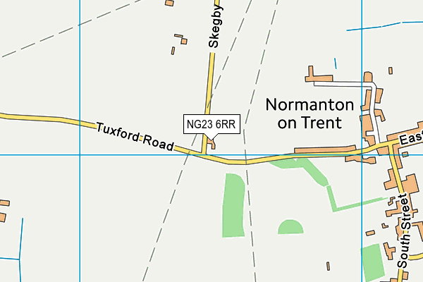 NG23 6RR map - OS VectorMap District (Ordnance Survey)