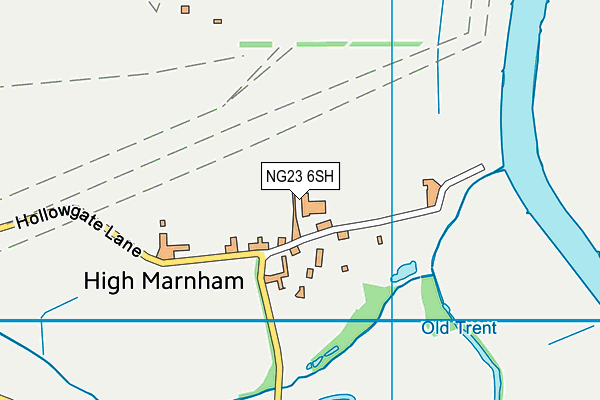 NG23 6SH map - OS VectorMap District (Ordnance Survey)