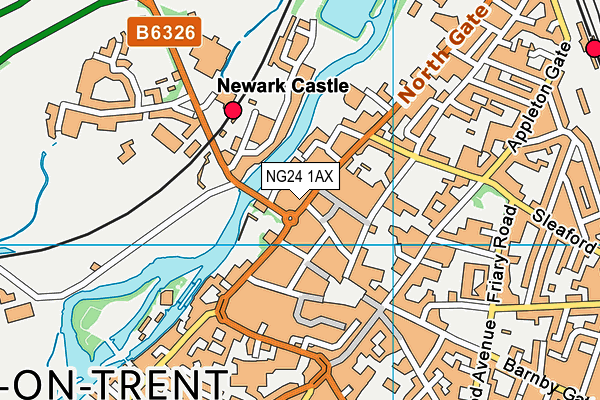Map of NEWARK CONSERVATIVE PROPERTY COMPANY LIMITED at district scale