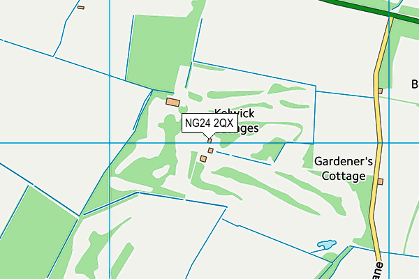 Newark Golf Club Co Ltd map (NG24 2QX) - OS VectorMap District (Ordnance Survey)