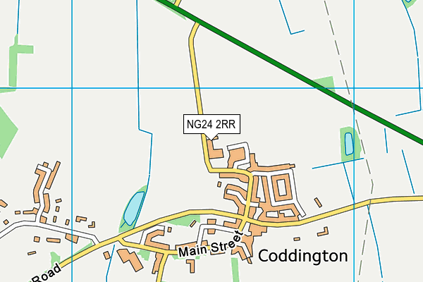 NG24 2RR map - OS VectorMap District (Ordnance Survey)