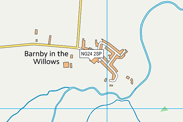 NG24 2SP map - OS VectorMap District (Ordnance Survey)