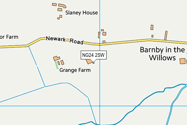 NG24 2SW map - OS VectorMap District (Ordnance Survey)