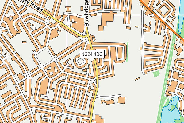 NG24 4DQ map - OS VectorMap District (Ordnance Survey)