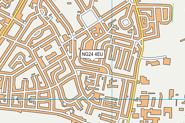 NG24 4EU map - OS VectorMap District (Ordnance Survey)