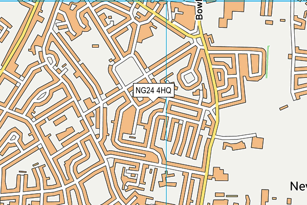 NG24 4HQ map - OS VectorMap District (Ordnance Survey)