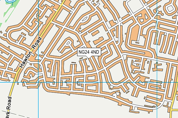 NG24 4ND map - OS VectorMap District (Ordnance Survey)