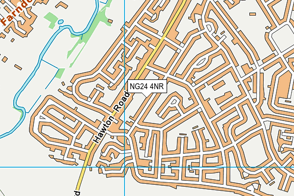 NG24 4NR map - OS VectorMap District (Ordnance Survey)