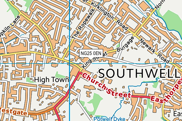 Map of OPTIQUE VISION (SOUTHWELL) LIMITED at district scale